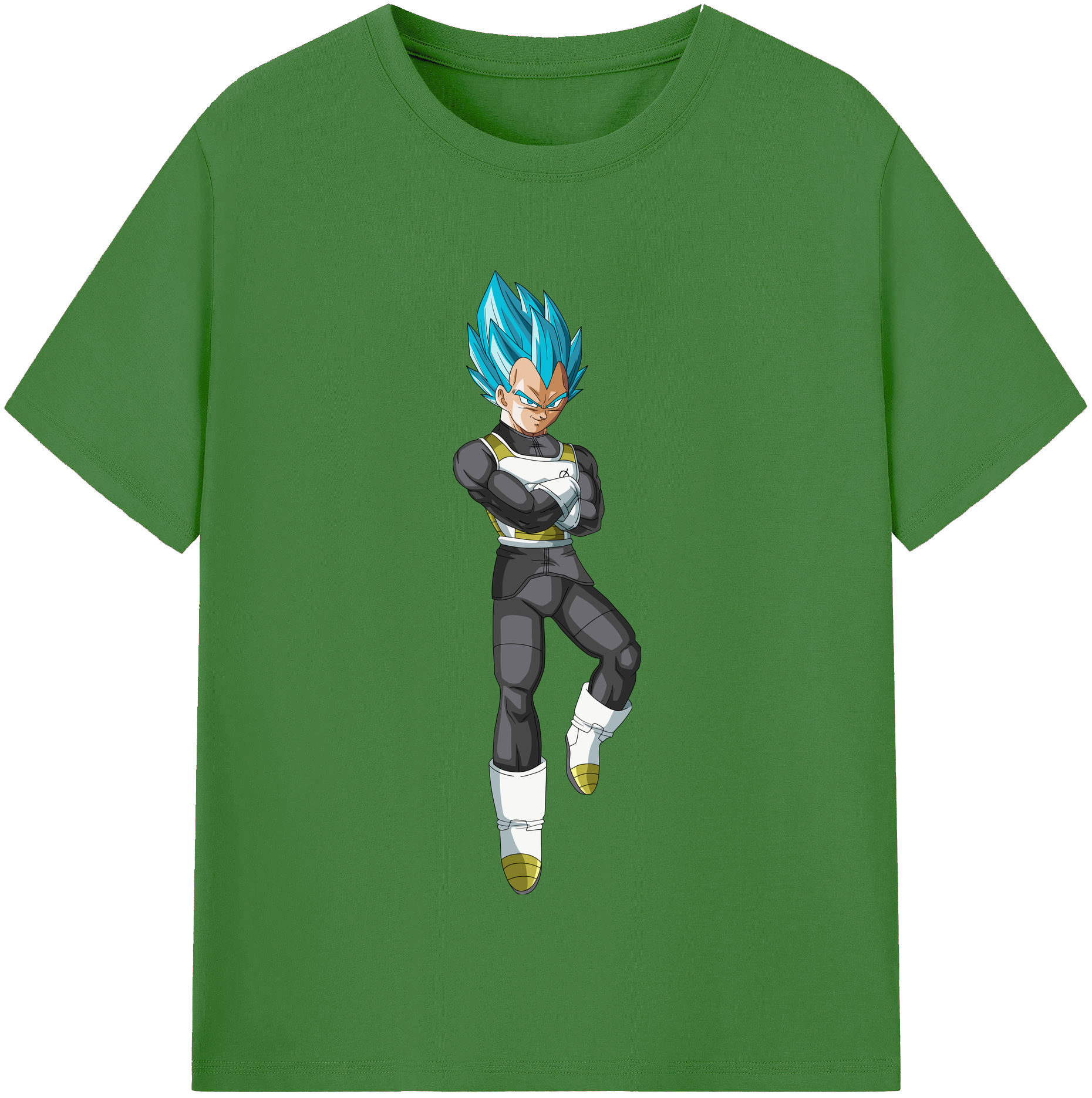（画像用） ドラゴンボール ベジータ四世（Bejīta Yonsei）DRAGON BALL Vegeta IV レディースカジュアルプリントTシャツ（綿100％）
